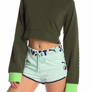 Cropped puma crewneck